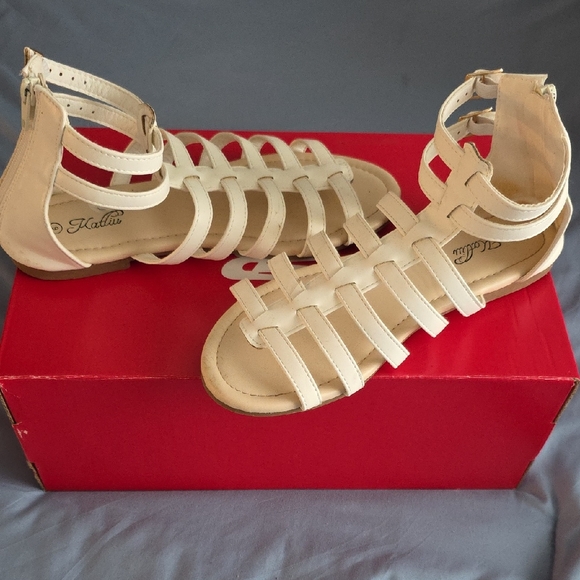 Women's Tan Gladiator Sandals - Picture 1 of 1